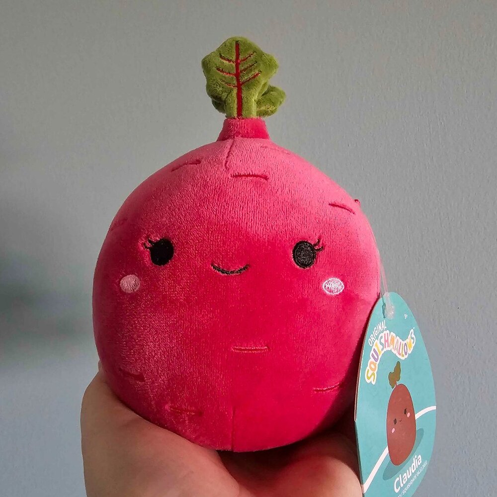 NWT CLAUDIA 5” Purple Beet Vegetable Squishmallow